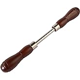 O'SKOOL Scraper Burnisher with Ø3/8" x 3-1/16" Chrome Molybdenum Steel Rod and Beechwood Dual-Handle, SAF011