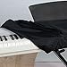 88 Keyboard Electronic Piano Keyboard Dust Cover, Waterproof Dust Proof 88 Keyboard Digital Piano Bags Cases Covers, Made of Polyester & Spandex with Built-In Bag Elastic Cord Locking Clasp