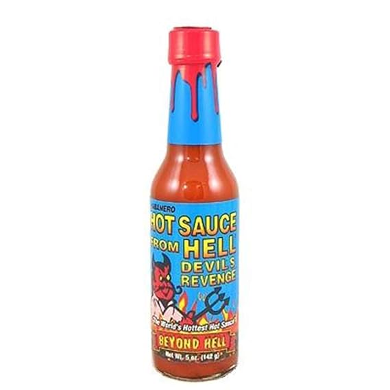 Habanero Hot Sauce From Hell Devil's Revenge Beyond Hell The