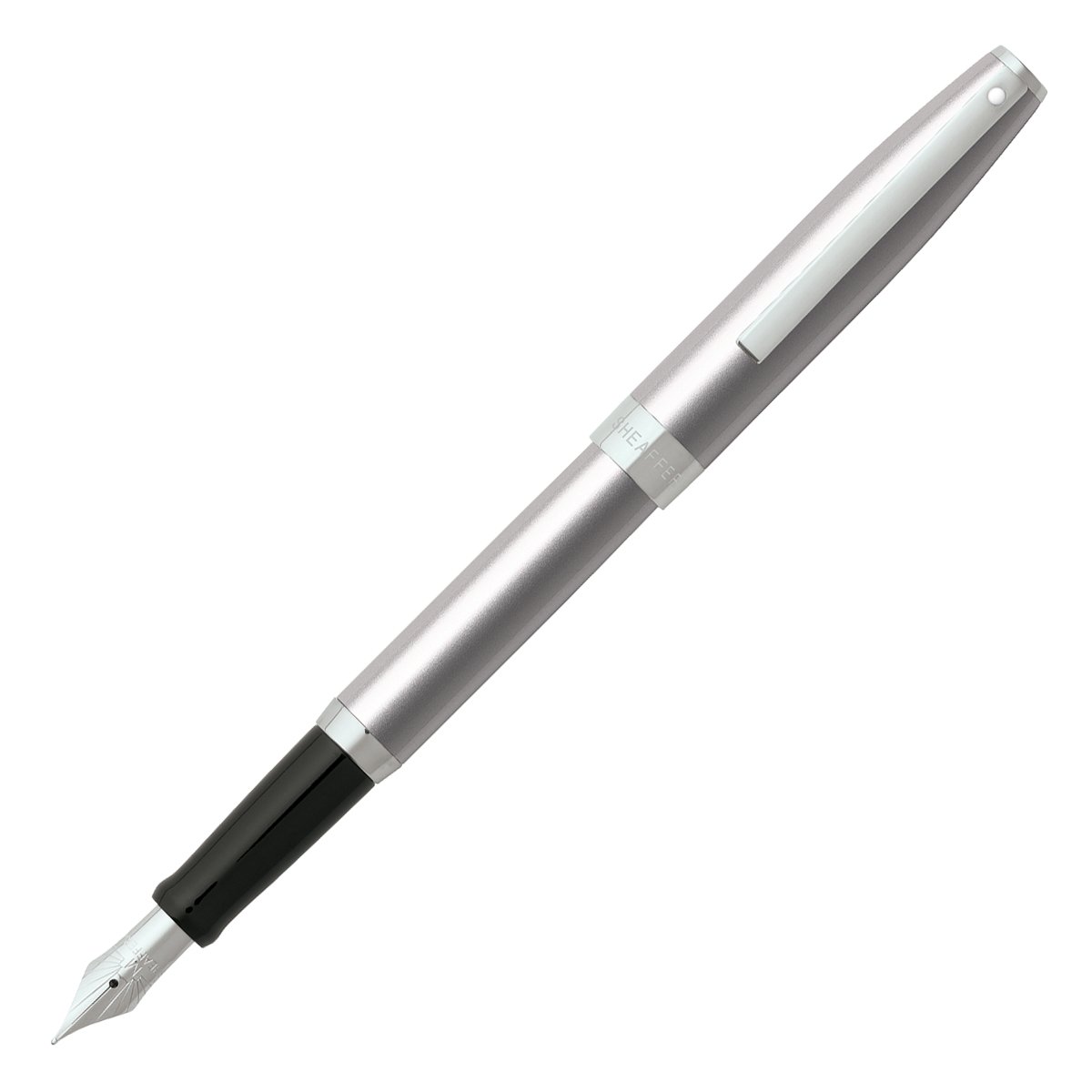 Sheaffer Sagaris Medium Nib Fountain Pen - Metallic Silver
