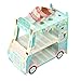 Mochiglory 3 Tier Cupcake Stand Ice Cream Street Van Cake Stand Holder for Theme Party Decoration