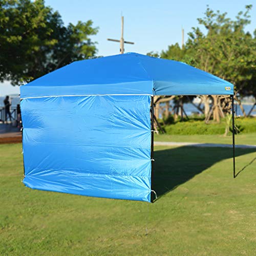 NINAT Canopy Sunwall Sidewall Gazebos Tent Waterproof for 10x10ft Pop