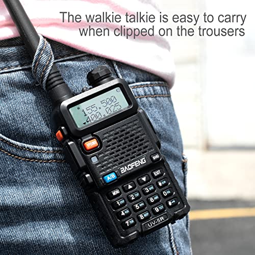 BaoFeng Radio UV5R 8W 2Pack Handheld Ham Radios (VHF & UHF) with High