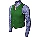 WeixinyuanST Adult Mens Knight Clown Costume Shirt Vest Tie