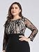 Ever-Pretty Women's Plus Size See-Through Floral Lace Floor-Length Mermaid Dress 07771