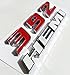 Yoaoo-oem 2pcs(1pair) OEM Original Chrome Challenger Emblem Decal Nameplate for Dodge Chrysler Mopar (392)