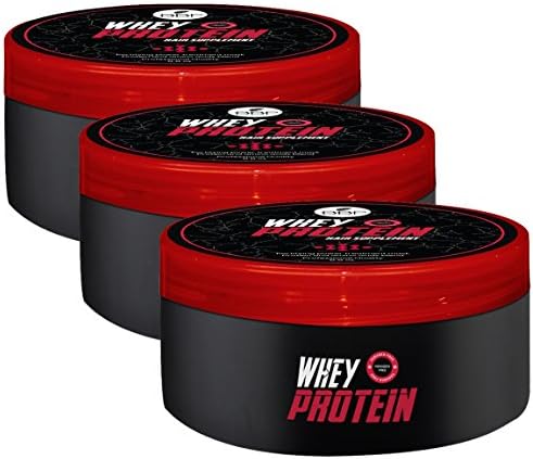 Whey Protein Fortifying Hair Mask Paraben Free Professional Quality 8.8 oz - 3 pack