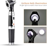 Jiusion 3X Otoscope with LED 8 Tips Storage Case for Doctor Nurse Adult Kid Pet view 2
