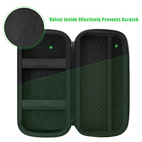 X-DRAGON External Battery Case Pouch bag (Inner Size: 18 x 8 x 2.5cm) Weatherproof Universal Travel Hard Case for Anker Ravpower External Batttery Charger, Smartphone, iphone, Samsung, and other