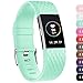 iGK Replacement Bands Compatible For Fitbit Charge 2 Bands, Adjustable Replacement Bands with Metal Clasp Compatible For Fitbit Charge 2 Wristbands Special Edition Teal Small