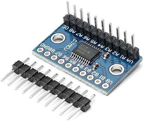 HiLetgo TXS0108E High Speed Full Duplex 8 Way 8 Channel Level Conversion Module 8-Bit 8 CH Logic Level Bi-directional Converter Module