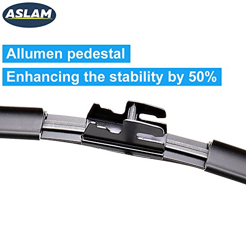 Windshield Wipers,ASLAM TypeG 22"+19" Wiper BladesAllSeason Blade