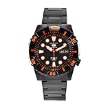 Seiko Men's SNZJ21 Seiko 5 Stainless Steel Black Dial Watch