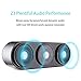 Bluetooth Speakers, ZENBRE Z3 10W Portable Wireless Speakers with 20h Playtime, Computer Speaker with Dual-Driver Enhanced Bass Resonator (Silver)
