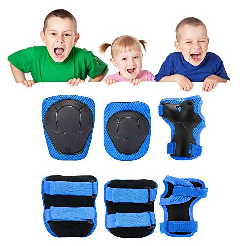 Child Protective,Kids/Youth Knee Pad Elbow Pads Guards Protective Gear Set Wrist Guards Toddler for Multi-Rollerblade Roller Skates Cycling Bike Skateboard Inline Skatings Scooter Riding Sports