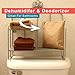 500g Bamboo Charcoal Air Purifying Bag Natural Air Freshener Odor Absorber Eliminator & Deodorizer Removes Moisture, Allergens in Your Bathroom, Kitchen, Car, RV, Closet By Bamboo Air