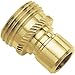 Green Thumb 09QCMGT Brass Male Connector for Hose
