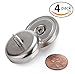 DIY Magnets - Strong Round Base Neodymium - Pot Magnets - Bulk Pack of 4-70+ LB Strength - Countersunk Hole with Mounting Screws