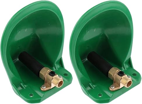 Amazon Com Serenable 2 Pack Automatic Water Feeder Trough Bowl