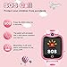 Smart Watch for Kids with GPS Tracker, Kids Waterproof Smartwatch Phone with Games Touch Screen SOS Call Voice Chatting Holiday Birthday Gift for Boys Girls Aged 4-12 Year Old (Pink)