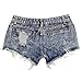 Lisli Women Distressed Ripped Hole Denim Jeans Shorts Pants Hot Mini Shorts