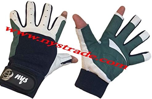 NYS Long &amp; Short Finger Gloves for Boating Sailing Yachting Rope Fishing Kayak Dinghy Water Ski