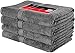 Utopia Towels 30x56 Inches Luxury Cotton Bath Towels, 4 Pack, Dark Grey