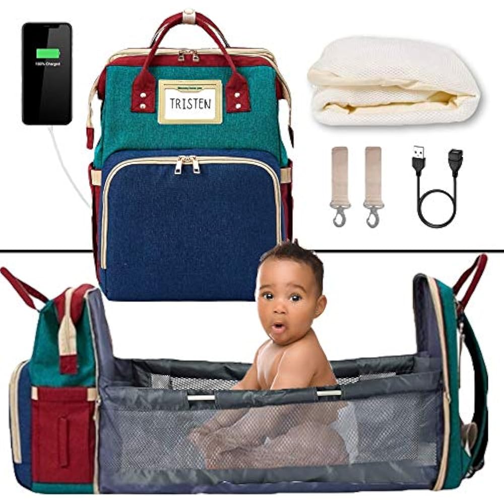 3in1 Baby Bed Crib Travel Big Bag Diaper For Girl Boy