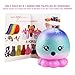 R • HORSE Jumbo Squishy Kawaii Cute Starry Sky Octopus Cream Scented Squishies Slow Rising Kids Toys Doll Stress Relief Toy Hop Props, Decorative Props Large (Starry Sky Octopus)