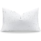 Artscope 12x20 Outdoor Pillow Inserts, Synthetic Down Waterproof Lumbar Throw Pillow Inserts, Soft Decorative outdoor pillows for Couch Sofa Bed Patio Furniture