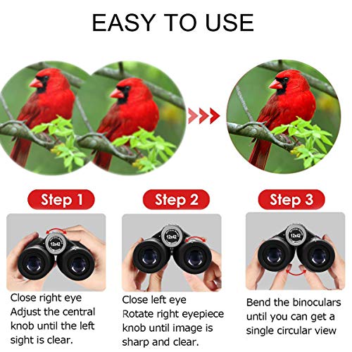 5 Compact+Binoculars+Adults+Waterproof+Stargazing
