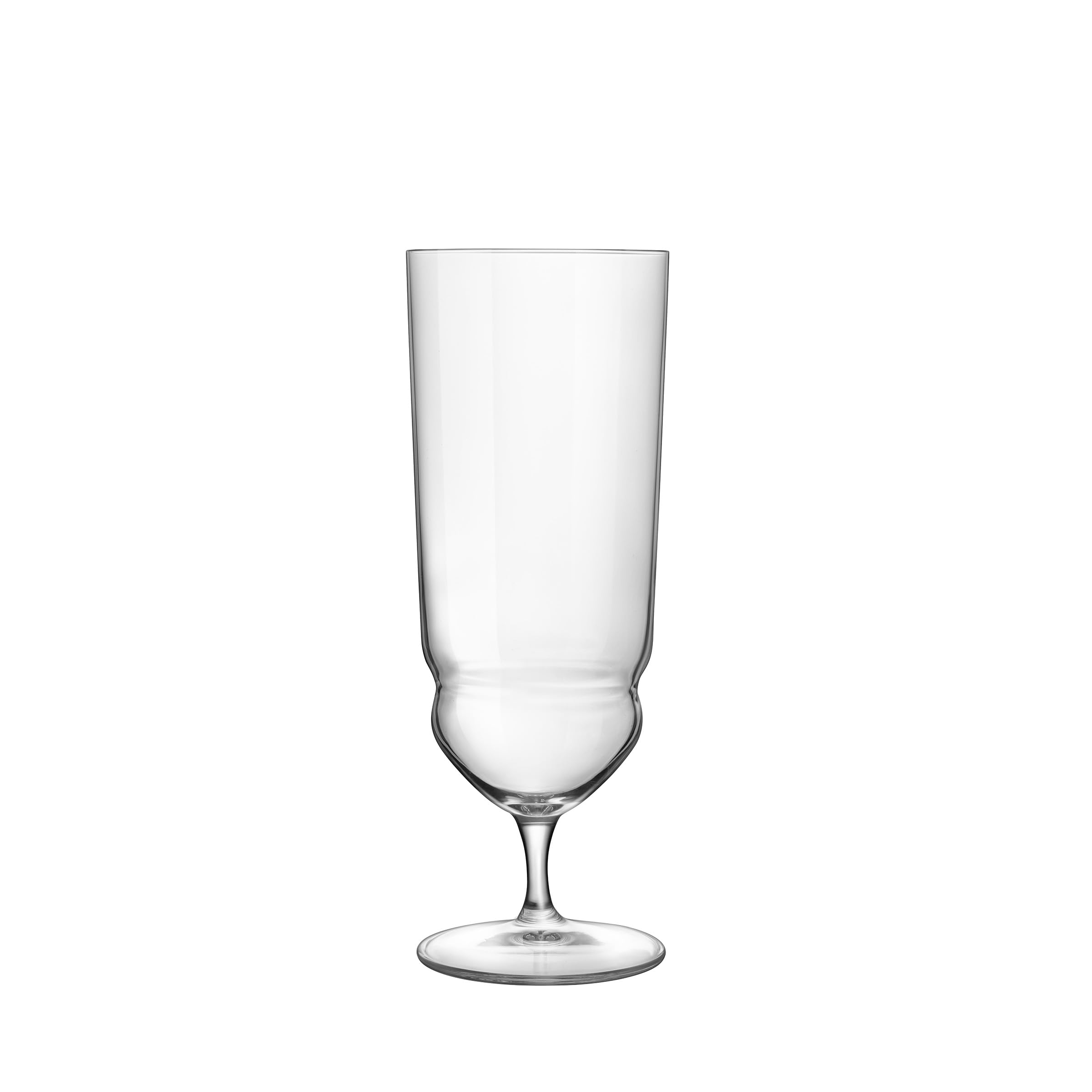 Luigi Bormioli Tall Cocktail Glasses Set of 4 x 420ml - Crystal Cocktail Glasses, Super Light Titanium Reinforced Backdoor'20s Vintage Style Glassware