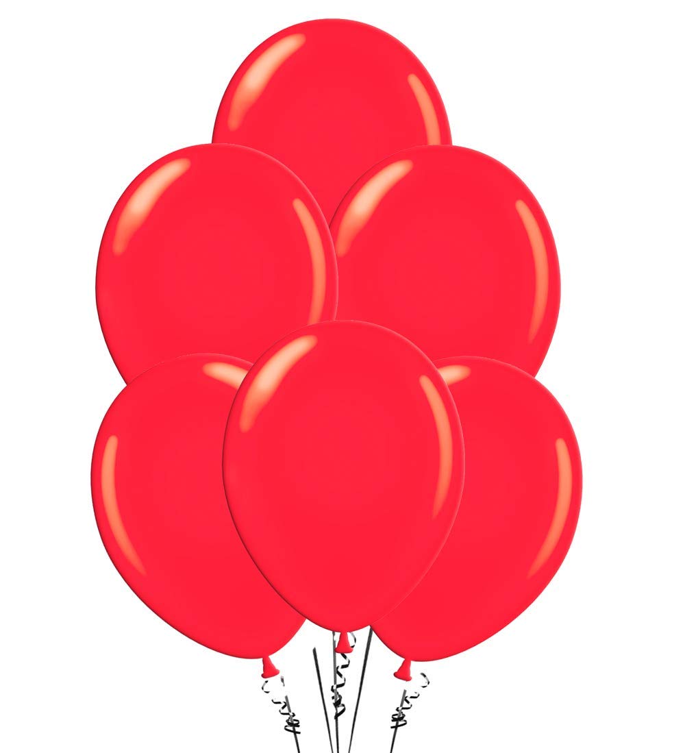 Balloons 17 Inch PARTYTEX Premium Red Latex Pkg/72 Toys