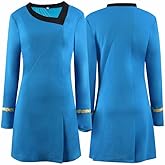 aiweran Starfleet Uniform Dress Adult Women Starsship Captain Officer Duty Dress