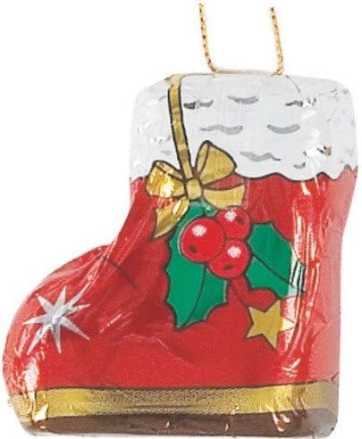 Milk Chocolate Father Christmas Boots Hanging Christmas Tree Decorations x10