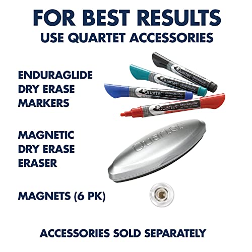 Quartet Glass Dry Erase Board, Whiteboard / White Board, 85