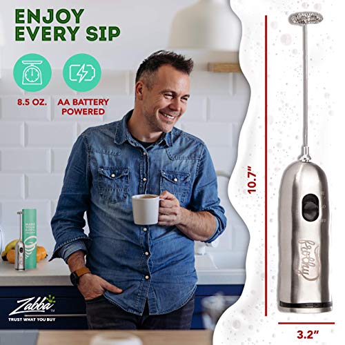 To use the device, simply submerge the whisk head in the milk or cream and turn it on. The whisk head will spin and create a thick foam that is perfect for adding to your coffee or espresso. You can also use this device to mix protein shakes or create mousse for desserts.