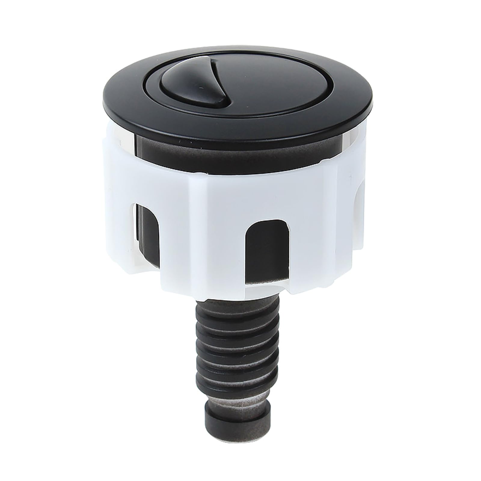 Toilet Push Button Adjustable Top Push Button Toilet Tank Button Replacement for Most Double Flush Toilet Durable Double Push Flushing Button Resistant Rust Proof