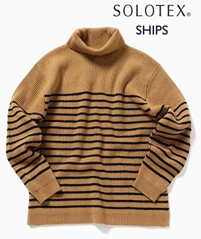 Amazon シップス メンズ Ships Sc Solotex R カシミヤブレンド タートルネック ニット キャメル X Large セーター 通販