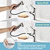 Bathroom Faucet with Pull Out Sprayer, ARRISEA Single Handle Bathroom Sink Faucet with 3 Water Flow Modes, Brushed…