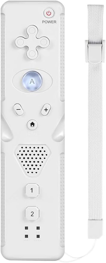 Wetoph Wii Remote Controller NK11 Wireless Remote Controller for Nintendo Wii/Wii U,No Motion Plus（Third Party Product）-Fine White