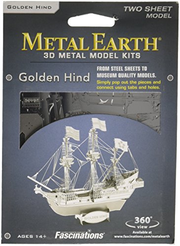 Metal Earth Golden Hind Model