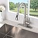 SHACO Stainless Steel Pull Down Sprayer Kitchen Faucet, Kitchen Sink Faucet With Deck Plate