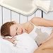 AZMED Classic Rubber Hot Water Bottle with Knitted Grey Cover, 2 Liters, White