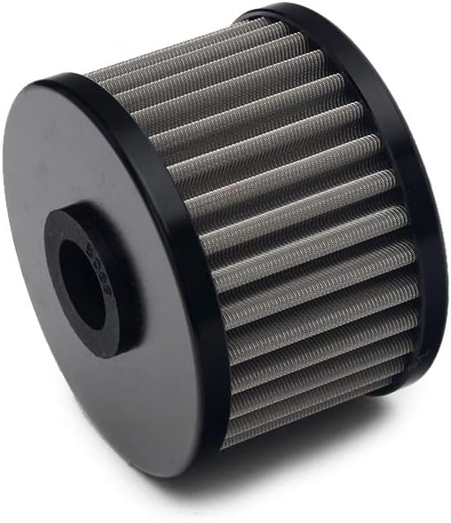 TARAZON MX Reusable Stainless Steel Oil Filter for Kawasaki KXF 450 2006-2015/ KLX450R 2008-2018