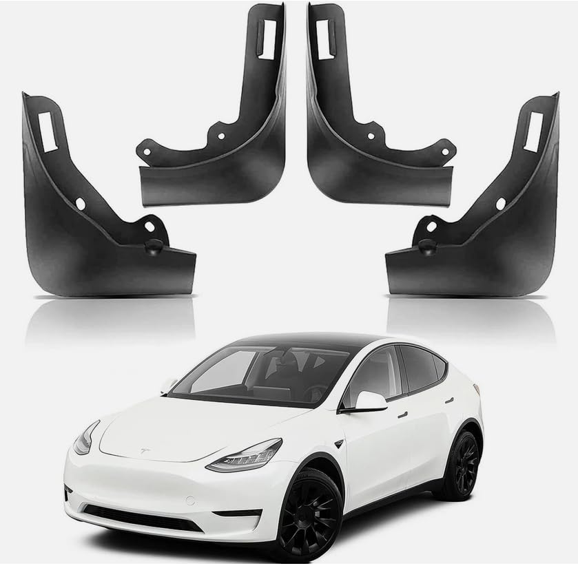 Photo 1 of ***MISSING PARTS***
Mud Flaps Fit 2020-2024 Tesla Model Y,All-Weather Splash Guards Vehicle Sediment Protection-4PCS Super Durable,Matte&Black