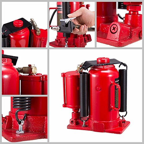 Orion Motor Tech Hydraulic & Pneumatic Air Bottle Jack Lift 20 Ton