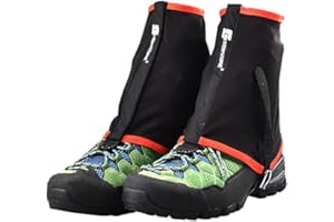 Lixada Elastic Leg Gaiter Hiking Cycling Short Gaiters Sand Prevention Low Ankle Shoes Cover