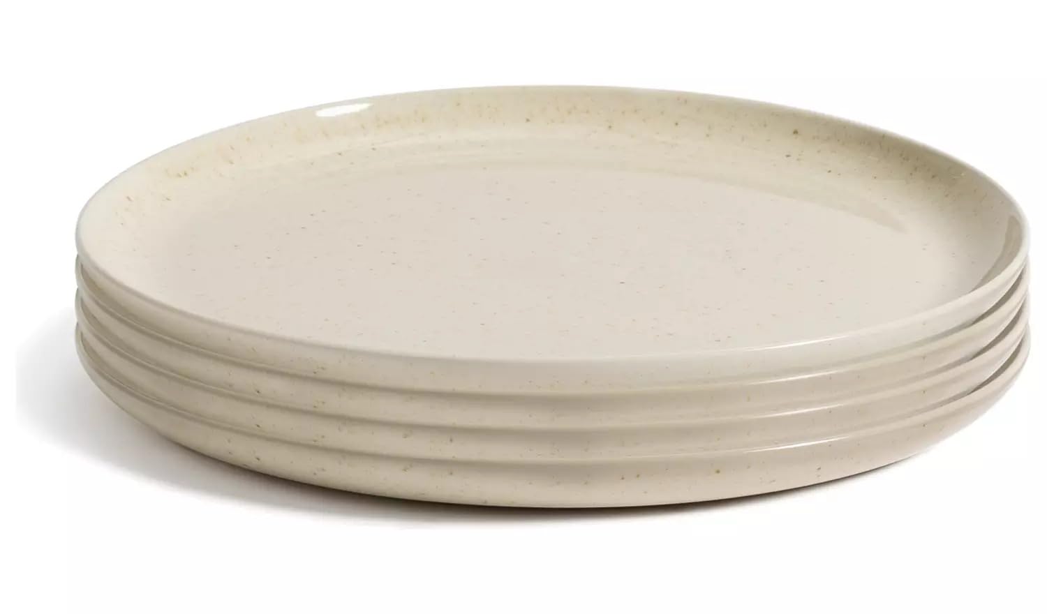 Evora 4 Piece Stoneware Dinner Plate Have A Beautiful Reactive Glaze It's What Makes Each Piece Subtly Unique - Natural