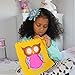 Art Craft Kits for Girls : Sewing Mini Kit for Kids, Owl Pillow Project, Creative Fun and Educational Encouragement Your Child Will Love - Create A Lasting Memorable Experience to Cherish